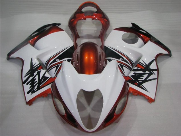 Arancia Bianco Nero Carene Moto Suzuki GSXR 1300 Hayabusa 96-07