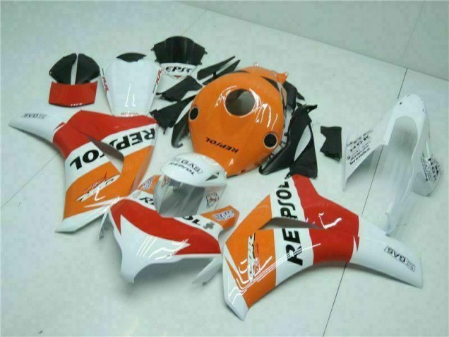 Arancia Repsol Kit Carenatura Motocicletta Completo ABS Honda CBR 1000 RR 08-11