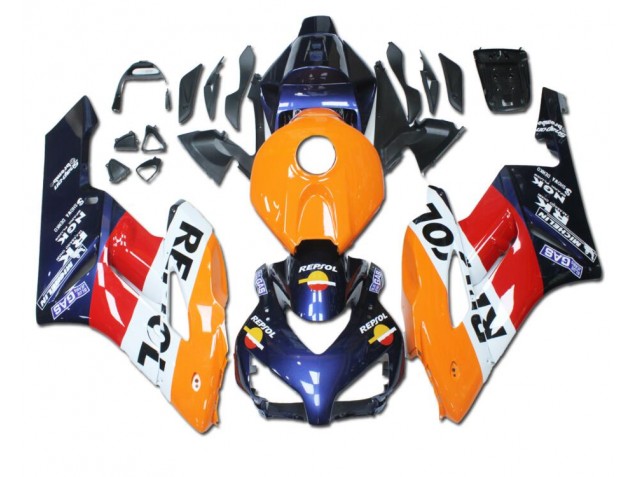 Arancia Rosso Blu Repsol Carene Moto Honda CBR 1000 RR 04-05