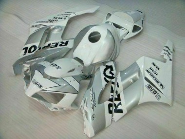 Argento Bianco Repsol Kit Carenatura Motocicletta Completo ABS Honda CBR 1000 RR 04-05