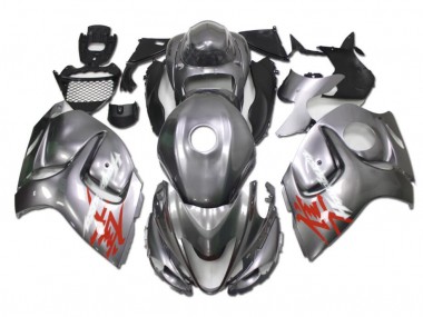 Argento Carene Moto Suzuki GSXR 1300 Hayabusa 08-19