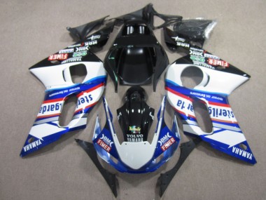 BM FIMER VOLVO Blu Bianco Nero Carene Moto Yamaha R6 98-02