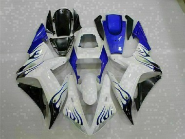 Bianco ABS Moto Plastica & Carene Yamaha R1 02-03