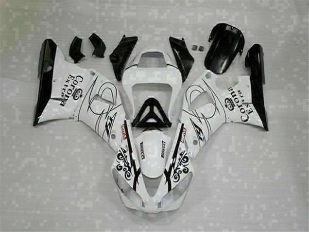 Bianco ABS Plastica Moto Yamaha R1 00-01