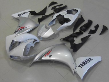 Bianco Argento Carene Moto Yamaha R1 12-14