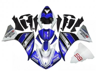 Bianco Blu Argento Carene Moto Yamaha R1 09-11