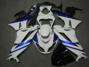 Bianco Blu Carene Moto Kawasaki ZX6R 09-12