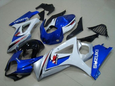 Bianco Blu Carene Moto Suzuki GSXR 1000 K7 07-08