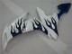 Bianco Blu Fiamma Carene Moto Yamaha R1 04-06