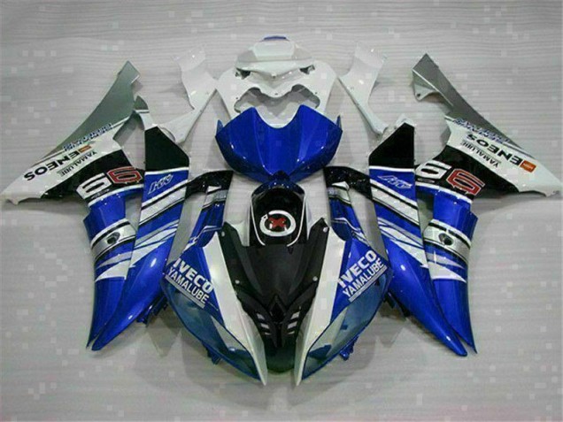 Bianco Blu Kit Carenatura Motocicletta Completo ABS Yamaha R6 08-16