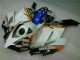 Bianco Blu Kits Carenatura Moto Completa Honda CBR 1000 RR 04-05