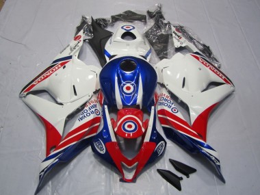 Bianco Blu Rosso Plastica Moto Honda CBR 600 RR 09-12