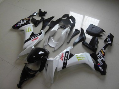 Bianco Monster Carene Moto Kawasaki ZX10R 08-10