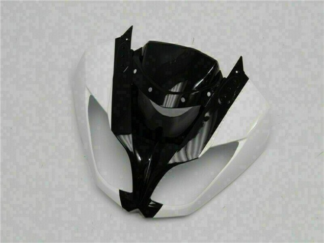 Bianco Nero ABS Kits Carena Moto Kawasaki ZX6R 09-12