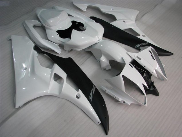 Bianco Nero ABS Kits Carena Moto Yamaha R6 06-07