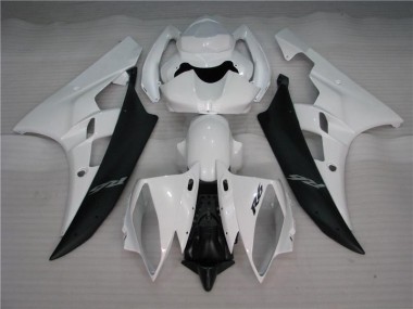 Bianco Nero ABS Kits Carena Moto Yamaha R6 06-07