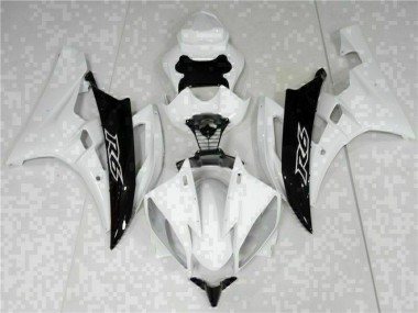 Bianco Nero ABS Kits Carenatura Moto Yamaha R6 06-07