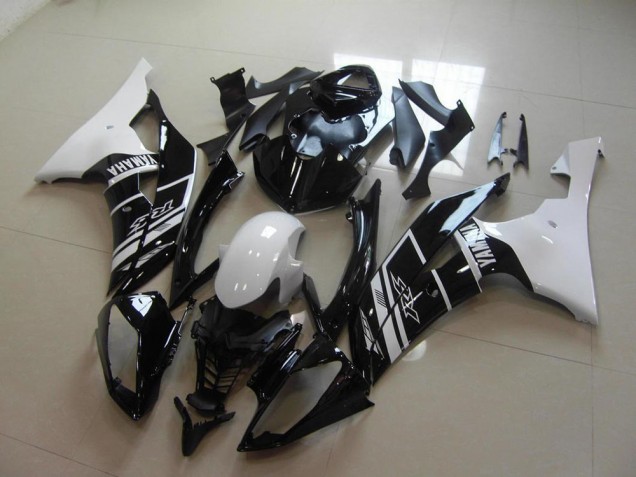 Bianco Nero ABS Moto Plastica & Moto Carena Yamaha R6 08-16