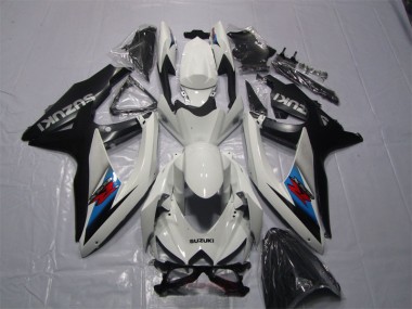 Bianco Nero Carene Moto Suzuki GSXR 1000 K7 07-08