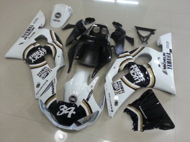 Bianco Nero Carene Moto Yamaha R6 98-02