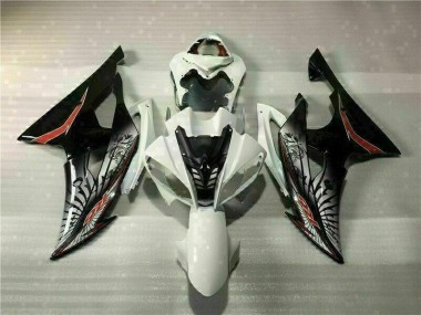 Bianco Nero Kit Carenatura Iniezione Yamaha R6 08-16