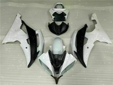 Bianco Nero Kits Carene Moto Completa Yamaha R6 08-16