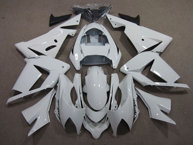 Bianco Ninja Carene Moto Kawasaki ZX10R 03-05