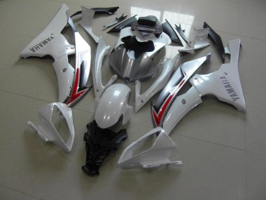 Bianco Perla Argento Carene Moto Yamaha R6 08-16