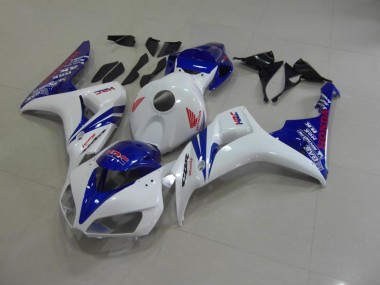 Bianco Perla Blu Carene Moto Honda CBR 1000 RR 06-07