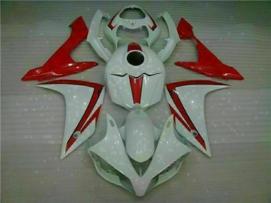 Bianco Rosso Carene Moto Yamaha R1 07-08