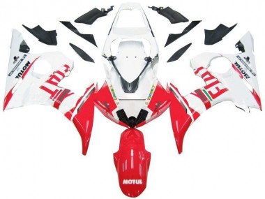 Bianco Rosso Fiat Carene Moto Yamaha R6 03-05