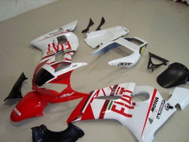 Bianco Rosso Fiat Motul Acer Carene Moto Yamaha R6 98-02