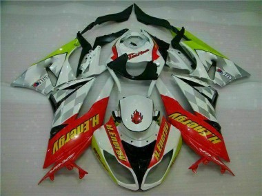 Bianco Rosso H. Energy Carene Moto Kawasaki ZX6R 09-12