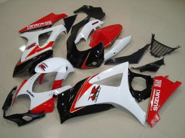 Bianco Rosso Nero Carene Moto Suzuki GSXR 1000 K7 07-08