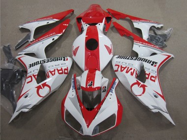 Bianco Rosso PRAMAC Carene Moto Honda CBR 1000 RR 06-07