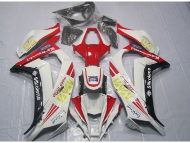 Bianco Rosso Silkolene Carene Moto Kawasaki ZX10R 11-15