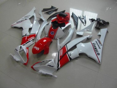 Bianco Rosso Stile OEM Carene Moto Yamaha R6 08-16