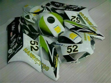 Bianco Verde Hannspree 52 Carene Moto & Plastica Honda CBR 1000 RR 04-05