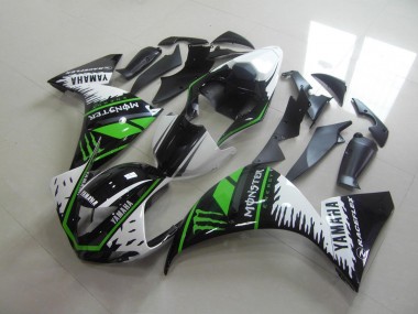 Bianco Verde Monster Carene Moto Yamaha R1 09-11