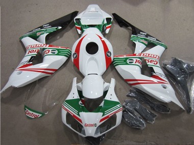 Bianco Verde Rosso Castrol Carene Moto Honda CBR 1000 RR 06-07