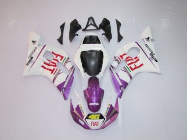 Bianco Viola Fiat 46 Carene Moto Yamaha R6 98-02