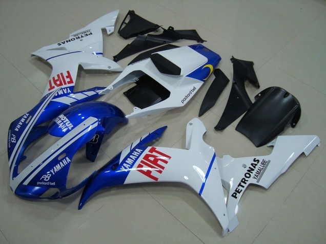 Blu Bianco ABS Kit Carenatura Moto Yamaha R1 02-03