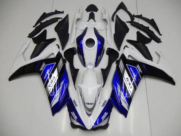 Blu Bianco ABS Kit Carenatura Moto Yamaha R3 15-22