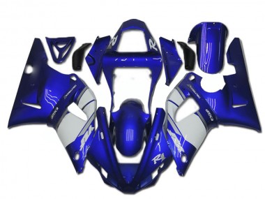 Blu Bianco ABS Kits Carena Moto Yamaha R1 00-01