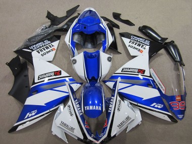 Blu Bianco ABS Kits Carena Moto Yamaha R1 12-14