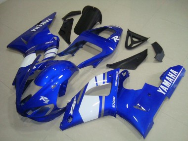 Blu Bianco ABS Kits Carenatura Moto Yamaha R1 00-01