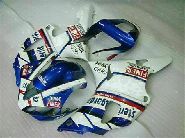 Blu Bianco ABS Kits Carene Moto Yamaha R1 00-01