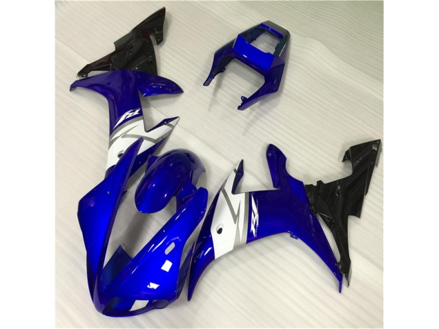 Blu Bianco ABS Moto Plastica & Moto Carena Yamaha R1 02-03