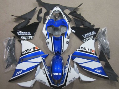 Blu Bianco Blu Bianco ENEOS Carene Moto Yamaha R1 00-01