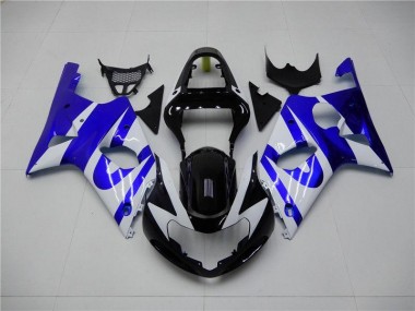 Blu Bianco Carene Moto Suzuki GSXR 1000 K1 00-02